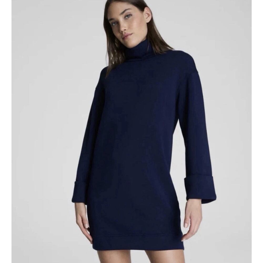 SPANX AirEssentials Turtleneck Dress, Timeless Navy Large
